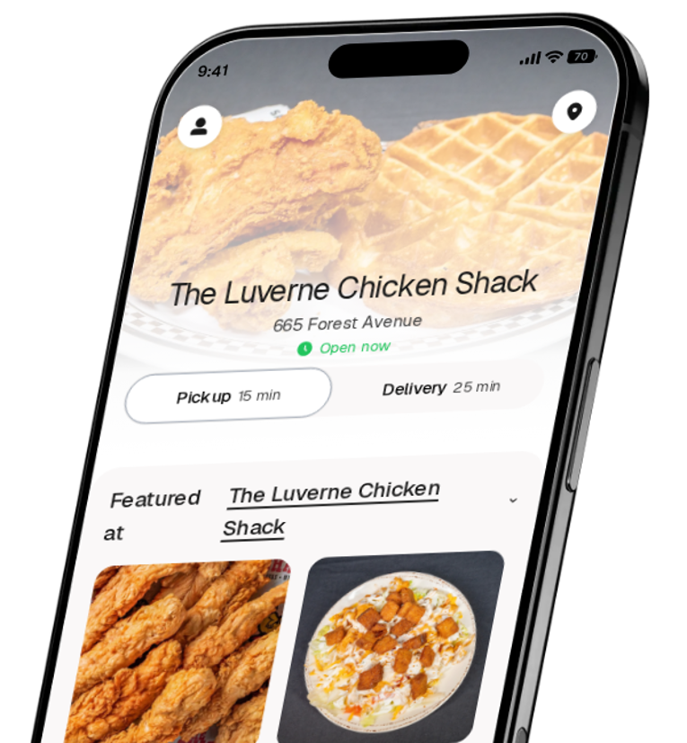 The Luverne Chicken Shack app preview