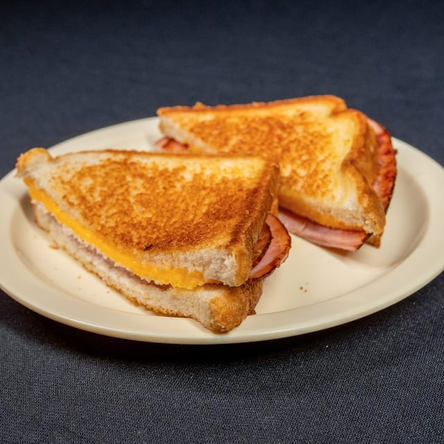 Grilled Ham & Cheese Sandwich.