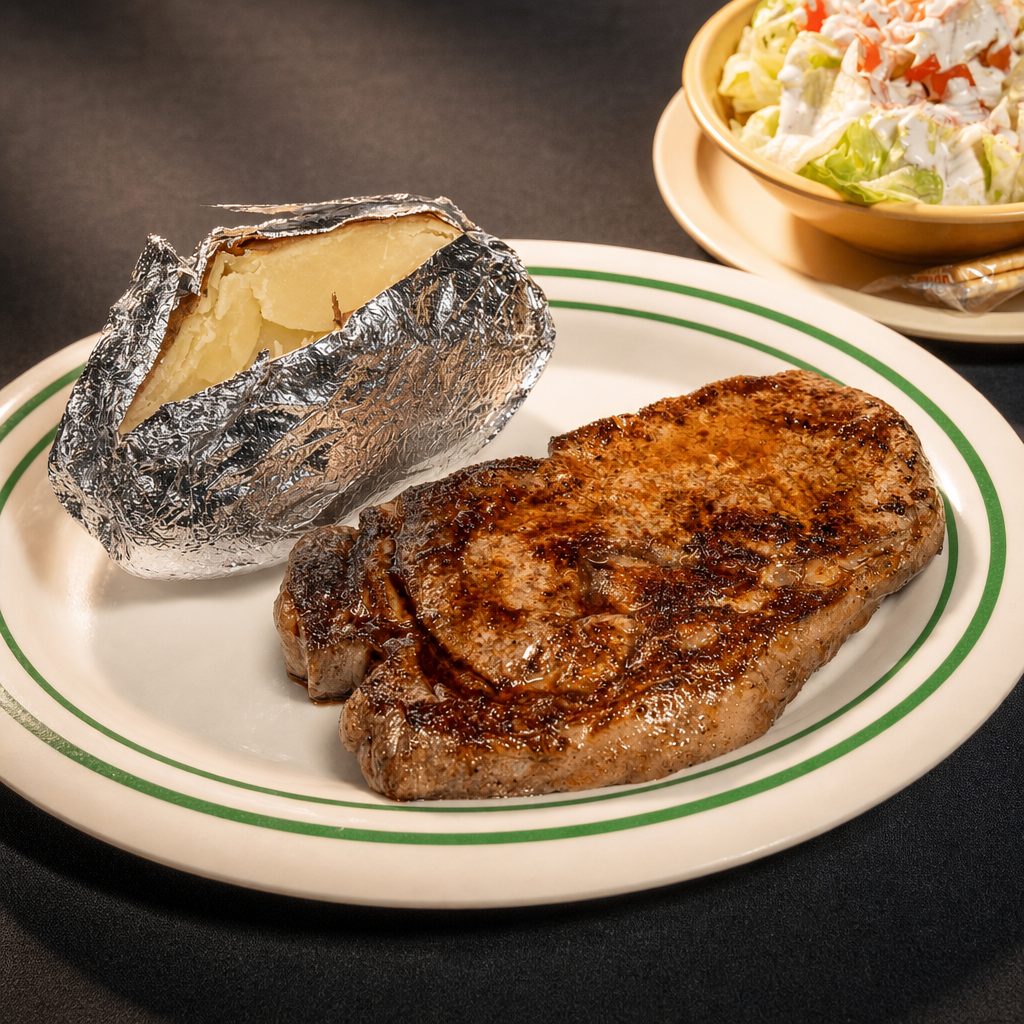 Ribeye Steak.