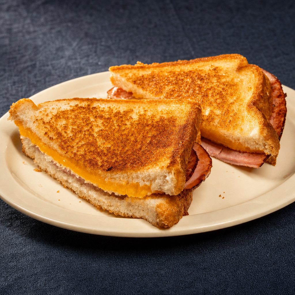 Grilled Ham & Cheese Sandwich.